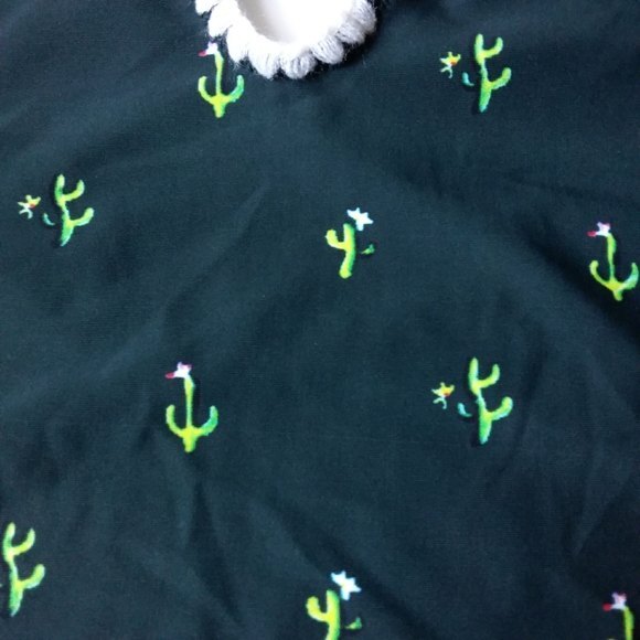 Cupshe Cactus Print Plunge One Piece Swim Suit S - Picture 12 of 12